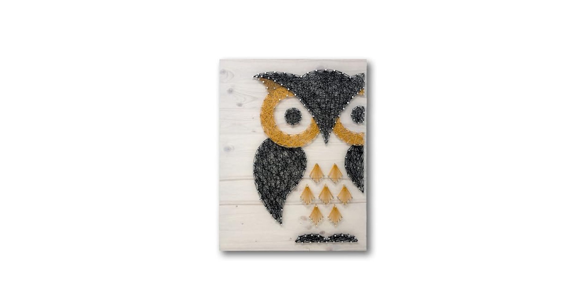 最終値下げ エクセルヒューマン金箔 フクロウの親子 壁掛けアート Amazon.co.jp: DIYストリングアートキット フクロウストリング